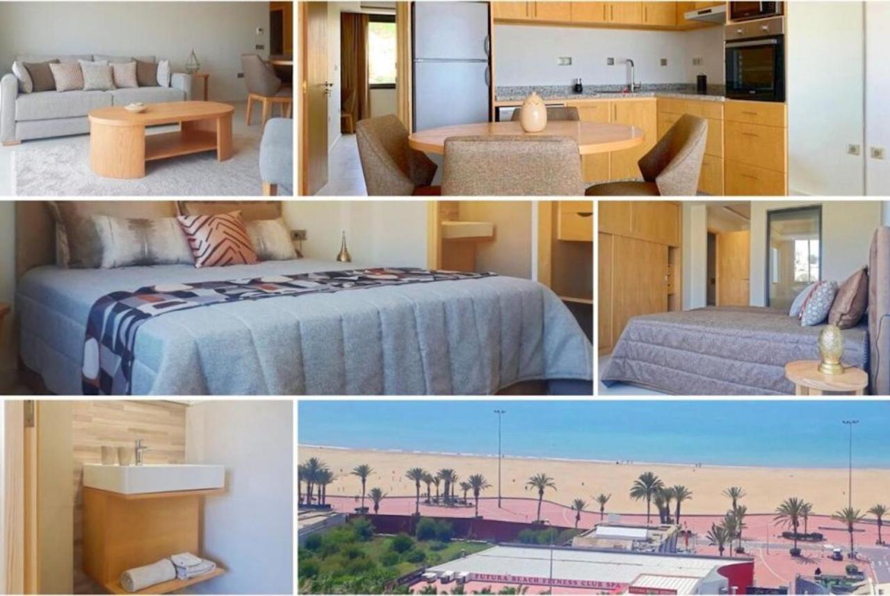 Luxury Apartment 105Sqm Terrace Seafront Wifi Unlimited อกาดีร์ ภายนอก รูปภาพ